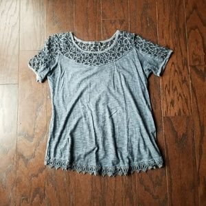 FLASH SALE Open Back Grey Tee